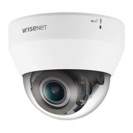 Hanwha Wisenet 2MP Indoor Dome Camera, H.265, WDR, 20m IR, Mic, 3.2-10mm - HAN-QND-6082R