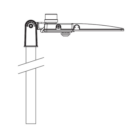 Pole Slip Fitter Bracket for LSL-B Street Lights