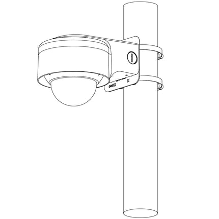 Ultimate AI Series 4.0MP Motorised Vandal Dome (8~32mm lens)
