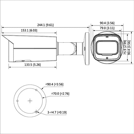 Professional AI Series 4.0MP Motorised Bullet