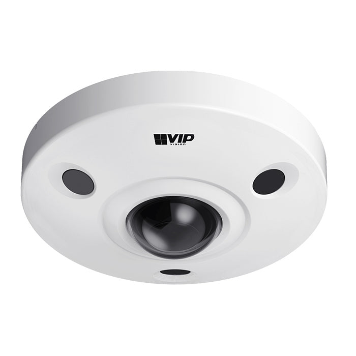 VIP Vision Security Camera: 12MP Fisheye Dome, Specialist AI Series, 1.85mm - VSIPFE-12IR-I