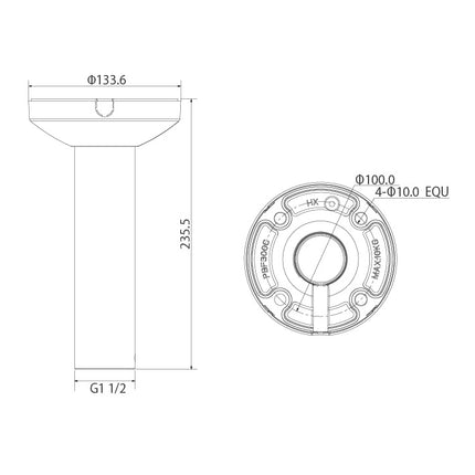 Ceiling Mount Camera Bracket