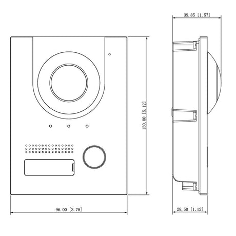 Residential PoE IP Intercom Door Station