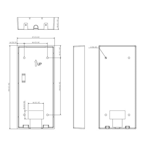 Surface Mount Box for INTIPADSD & INTIPRDSD