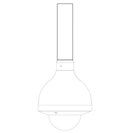 220mm Extender for Ceiling Mount Bracket