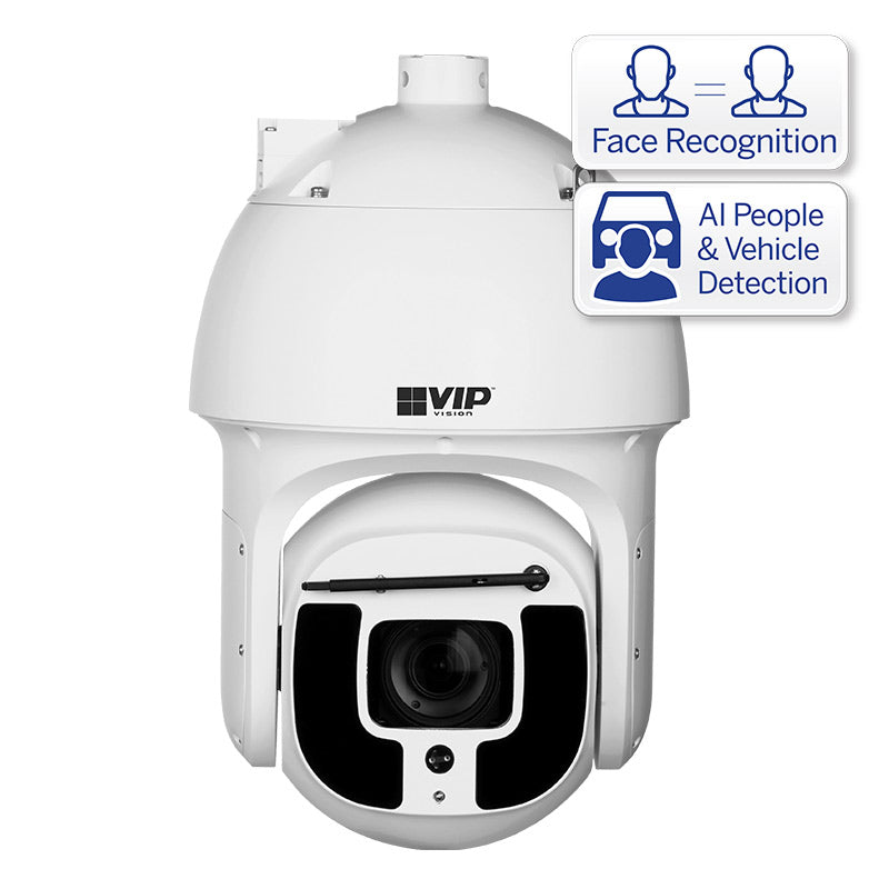 VIP Vision Ultimate AI Series 8.0MP Ultra Low Light 40x Zoom PTZ Dome