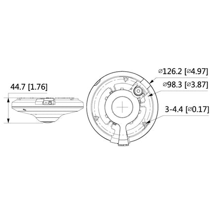 Specialist AI Series 5.0MP People Counting 360° Fisheye Dome