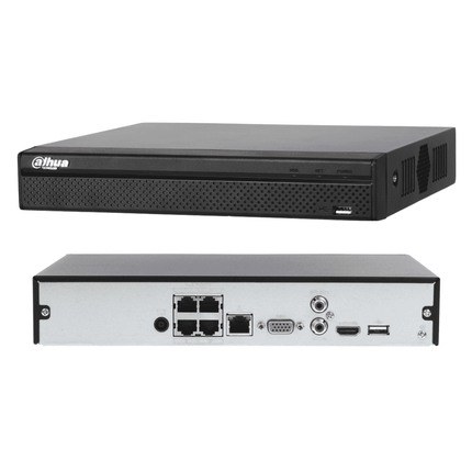 Dahua 4-Channel Security Kit: 8MP (Ultra HD) NVR, 2 x 8MP Fixed Turret, Lite + Starlight