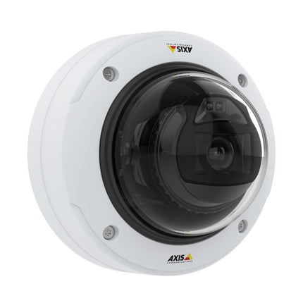 Axis P3255-LVE 2MP Outdoor Dome – 3.4–8.9mm Varifocal, DLPU, Edge Analytics, IP66/IK10 – 02099-001