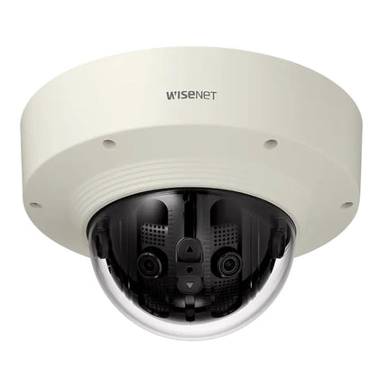 Hanwha Wisenet 15MP Outdoor Multi Sensor Panoramic  Camera, 30fps, IK10, 4mm Lens - HAN-PNM-9030V