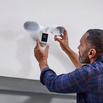 Ring Outdoor Security Camera: Floodlight Cam Wired Pro