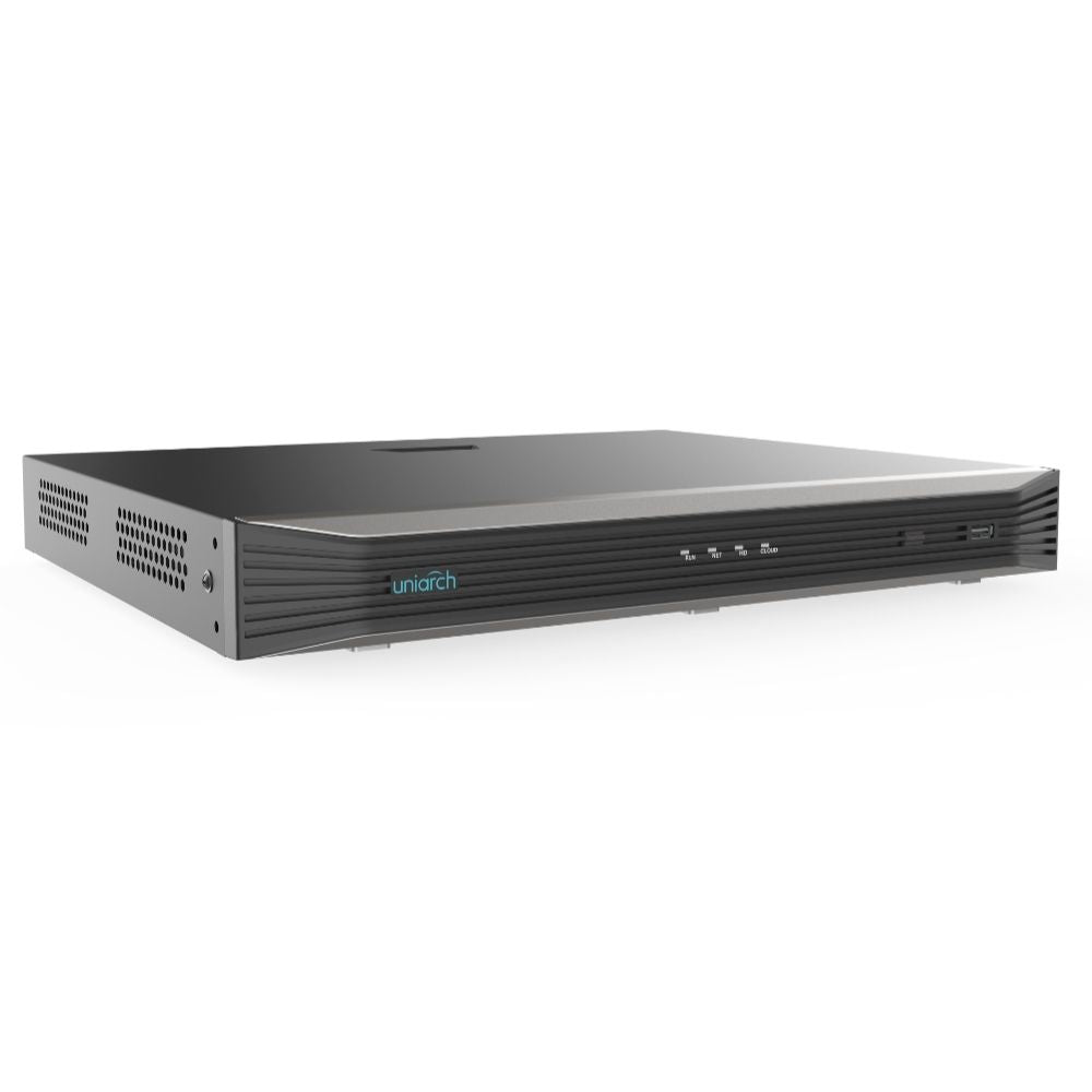 Uniarch Network Video Recorder: 16-Channel, 4K Ultra HD, Pro - NVR-216E-P16