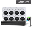 Compact AI Series 8 Camera 6.0MP IP Surveillance Kit (Fixed, 2TB)