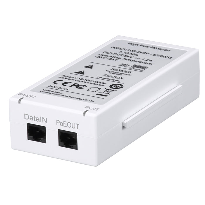 60W Power Over Ethernet Midspan