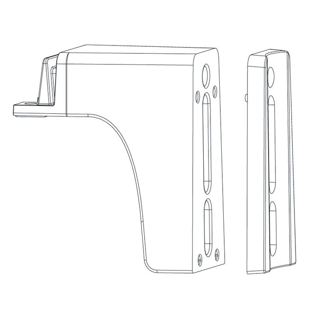 6" Curved Pole Bracket Adapter for LSL-B Street Lights