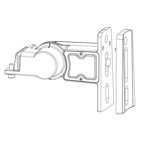 5" Curved Pole Bracket Adapter for LSL-B Street Lights