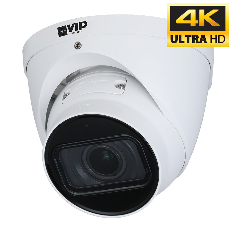 VIP Vision Security Camera: 8MP Turret, Professional Series, 2.7-13.5mm - VSIPP-8DIRMG