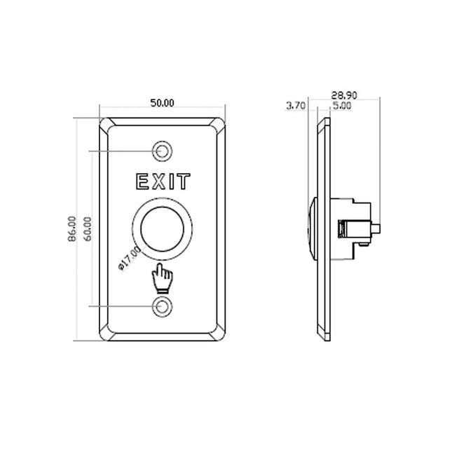 Heavy Duty Door Release Button