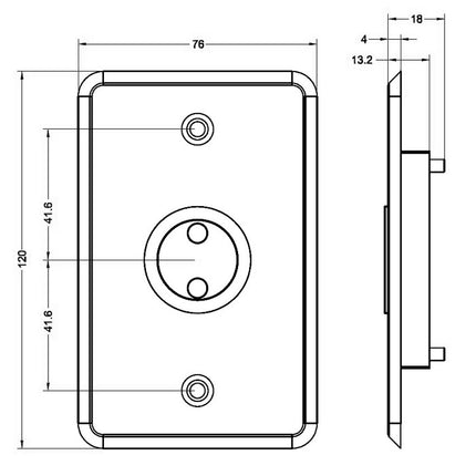 Touch Door Release Button