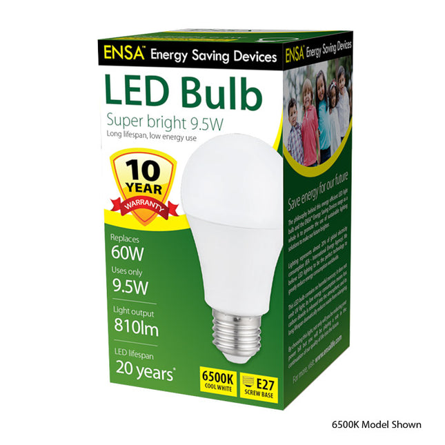 6.5W LED Light Bulb Screw (6500K)