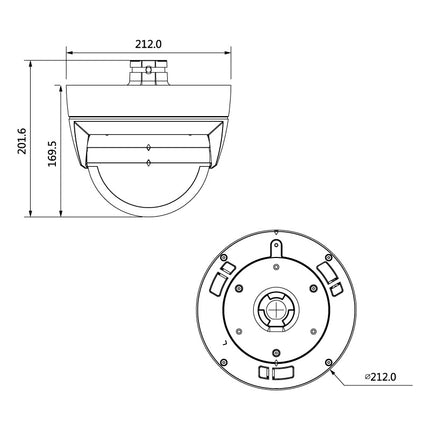 Panorama AI Series 8.0MP 180° Panoramic Dome