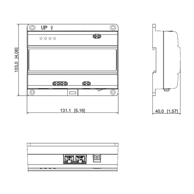 Cascading 2-Wire Intercom Switch