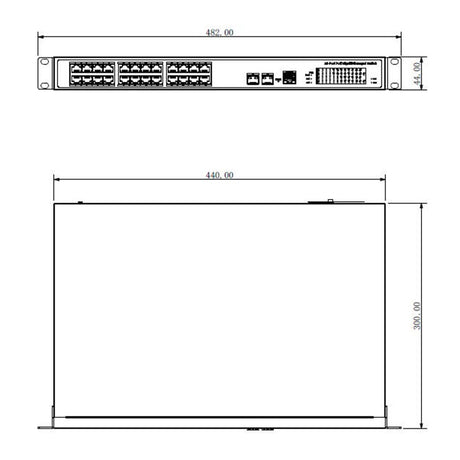 24-port Managed Gigabit Hi-PoE Ethernet Switch