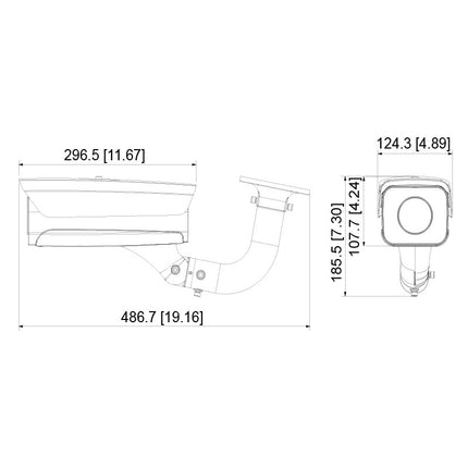 VIP Vision Traffic AI Series 2.0MP Motorised AI ANPR Bullet
