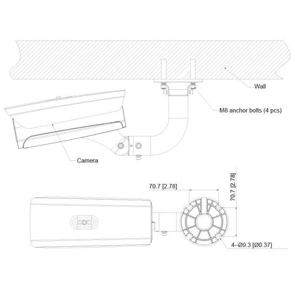 VIP Vision Traffic AI Series 2.0MP Motorised AI ANPR Bullet