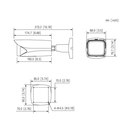 Ultimate AI Series 4.0MP Motorised Bullet (8 ~32mm lens)