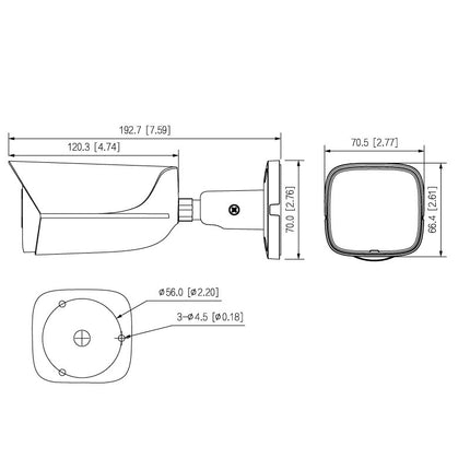 VIP Vision Professional AI Series 6.0MP Fixed Bullet