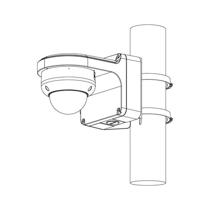 VIP Vision Professional AI Series 6.0MP Motorised Vandal Dome