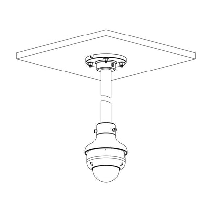 VIP Vision Professional AI Series 6.0MP Motorised Vandal Dome
