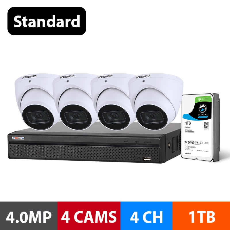 Watchguard Compact Series 4 Camera 4.0MP IP Surveillance Kit (Fixed, 1 ...