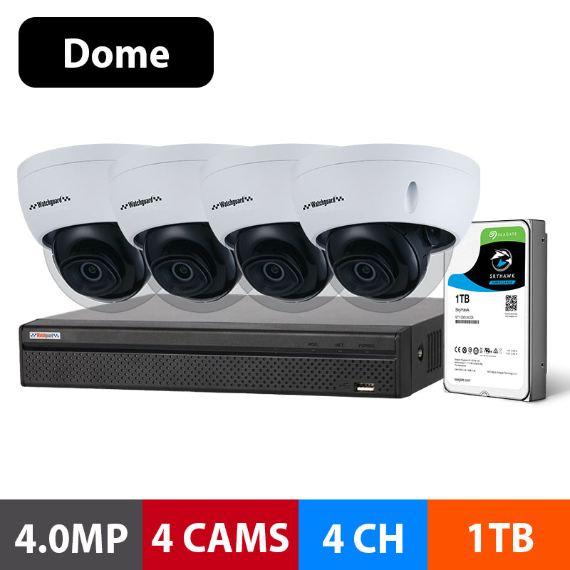 Watchguard Compact Series 4 Camera 4.0MP IP Surveillance Kit (Fixed, 1 ...