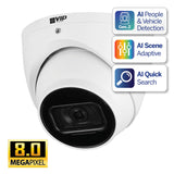 VIP Vision AI Security System: 12x 8MP AI Turret Cams, 16MP WatchGuard 16CH AI NVR