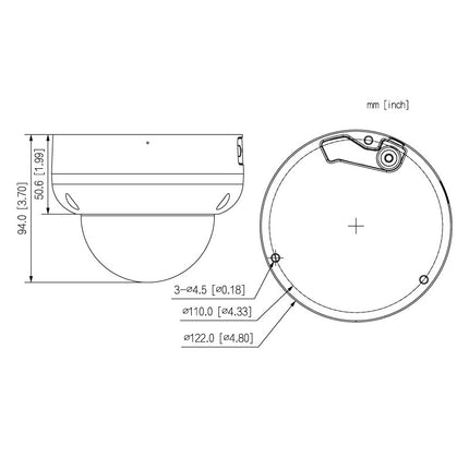 VIP Vision Professional AI Series 4.0MP Wide-Angle Dome