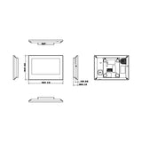 VIP Vision Residential Series Touchscreen IP Intercom Monitor (Black)