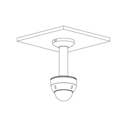 VIP Vision Ultimate AI Series 8.0MP Motorised Vandal Dome- VSIPU-8DIRM-I2