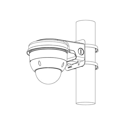 VIP Vision Ultimate AI Series 8.0MP Motorised Vandal Dome- VSIPU-8DIRM-I2
