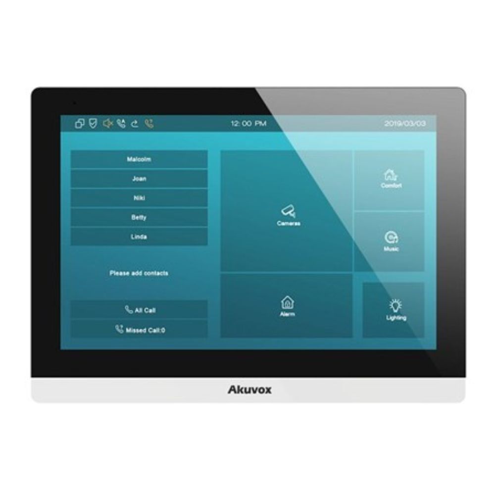 Akuvox C317W – Android 10 Inch Monitor With Optional Camera And Wi-Fi - AK-C317W