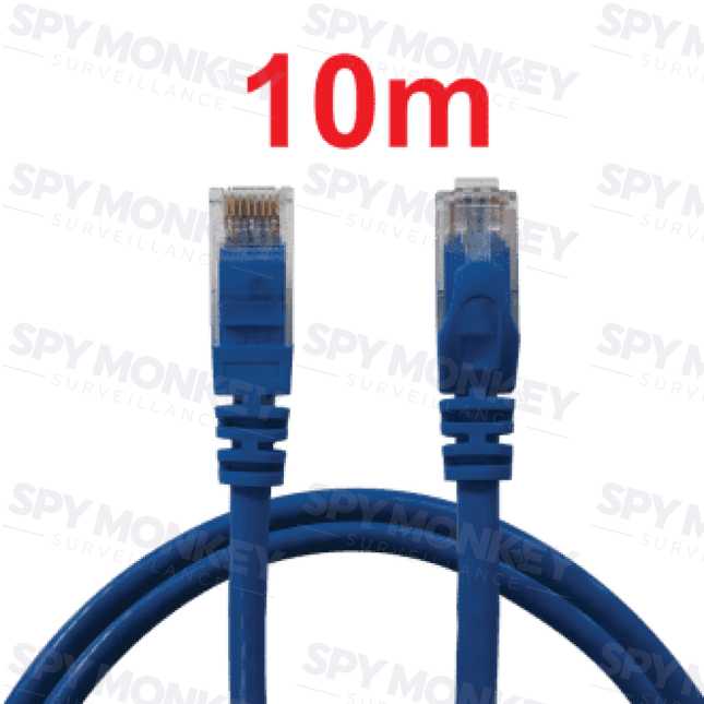 CAT6 Ethernet Cable: PreTerminated Plug and Play - 10m