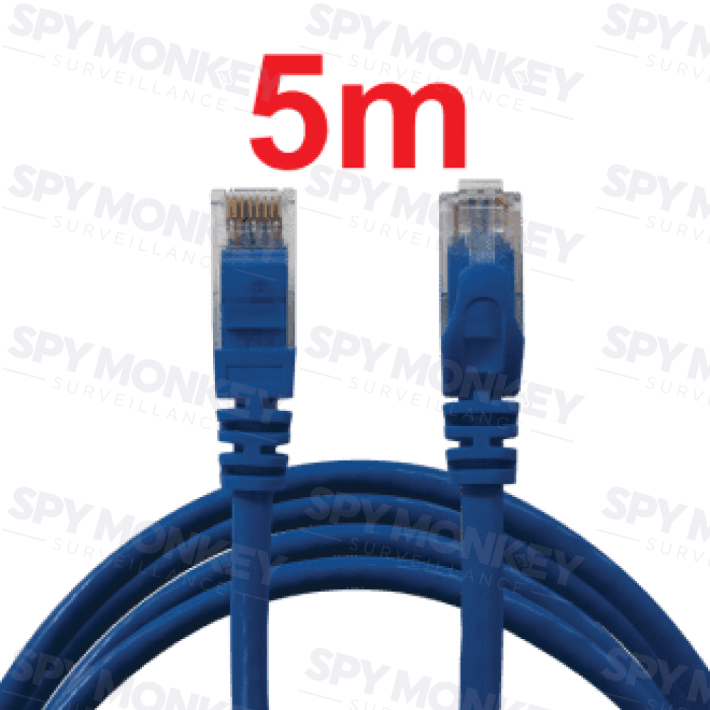 CAT6 Ethernet Cable: PreTerminated Plug and Play - 5m