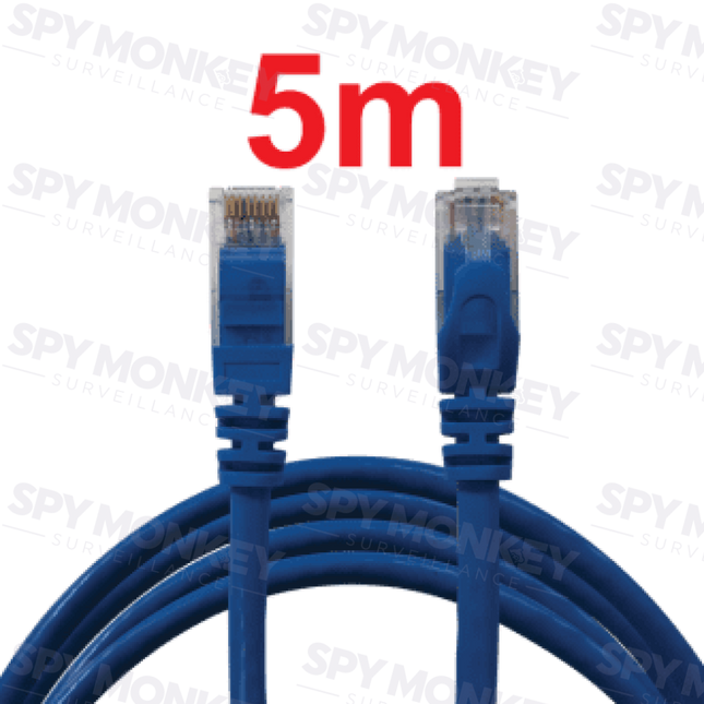 CAT6 Ethernet Cable: PreTerminated Plug and Play - 5m