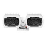 Bosch IR Illuminator to suit MIC 7000 PTZ, 300m IR, White LED, IP68, IK10, White - BOS-MIC-ILW-300