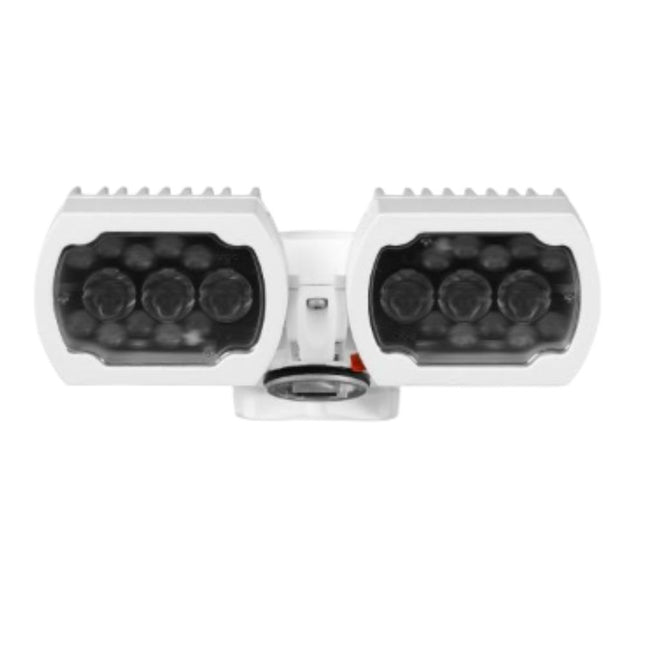 Bosch IR Illuminator to suit MIC 7000 PTZ, 300m IR, White LED, IP68, IK10, White - BOS-MIC-ILW-300