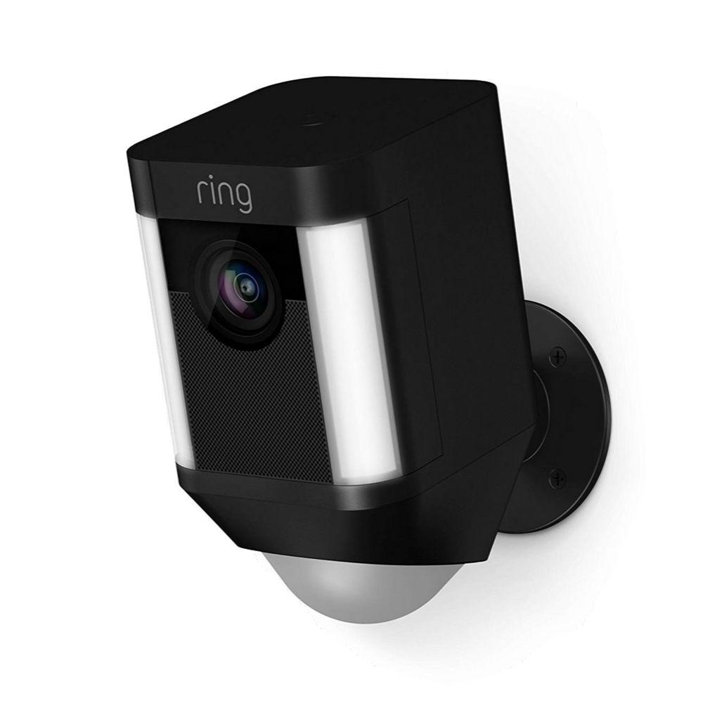 RING BatteryOperated 2MP(1080p Full HD) Spotlight Camera (Black) Spy