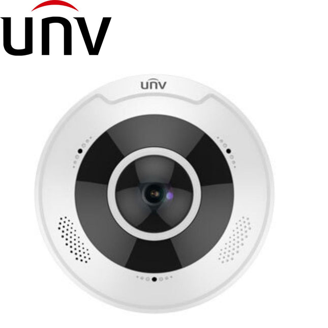 Uniview IPC868ER-VF18-B Security Camera: 12MP (4K Ultra HD) 360° Fisheye Camera