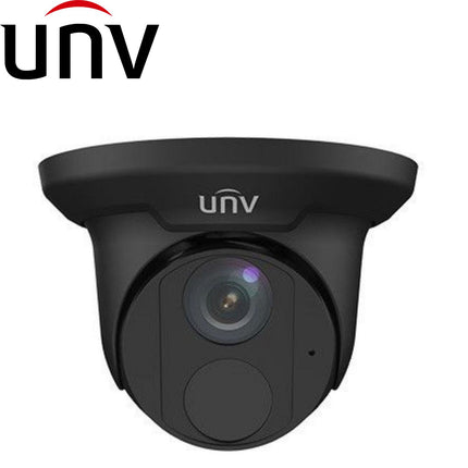 Uniview IPC3615ER3-ADUPF28M-BLK Security Camera: 5MP Starlight Turret, Black
