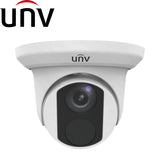 Uniview Security Camera: 8MP (4K Ultra HD) Turret, IP67- IPC3618LR3-DPF28-MS